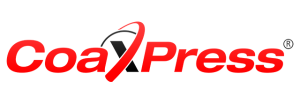 CoaXPress logo.