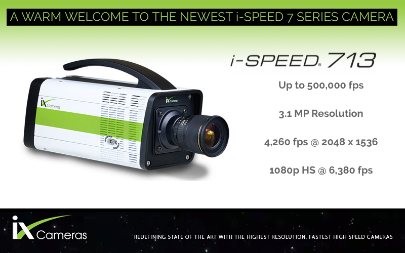 New iX Cameras i-SPEED 713 Camera