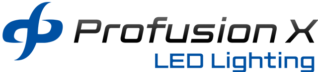 Glo-Black Profusion X LED Lighting logo.