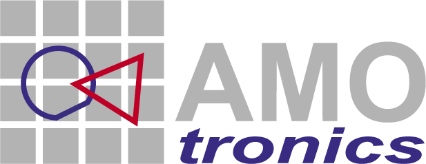 AMOtronics logo.
