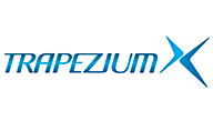 Shimadzu TRAPEZIUM X logo.