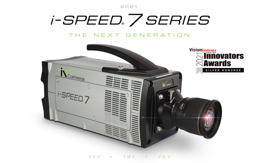 iX Cameras i-SPEED® 7 Series with VSD 2021 Innovators Award badge.