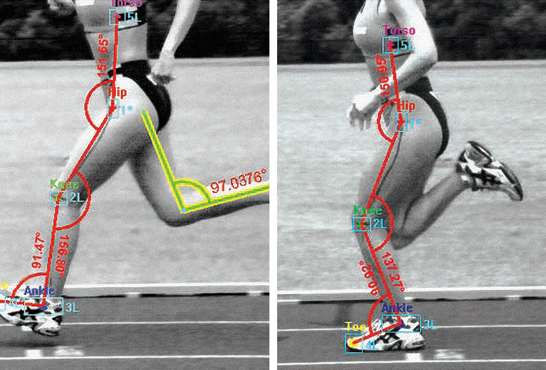 ProAnalyst and runner in motion analysis.