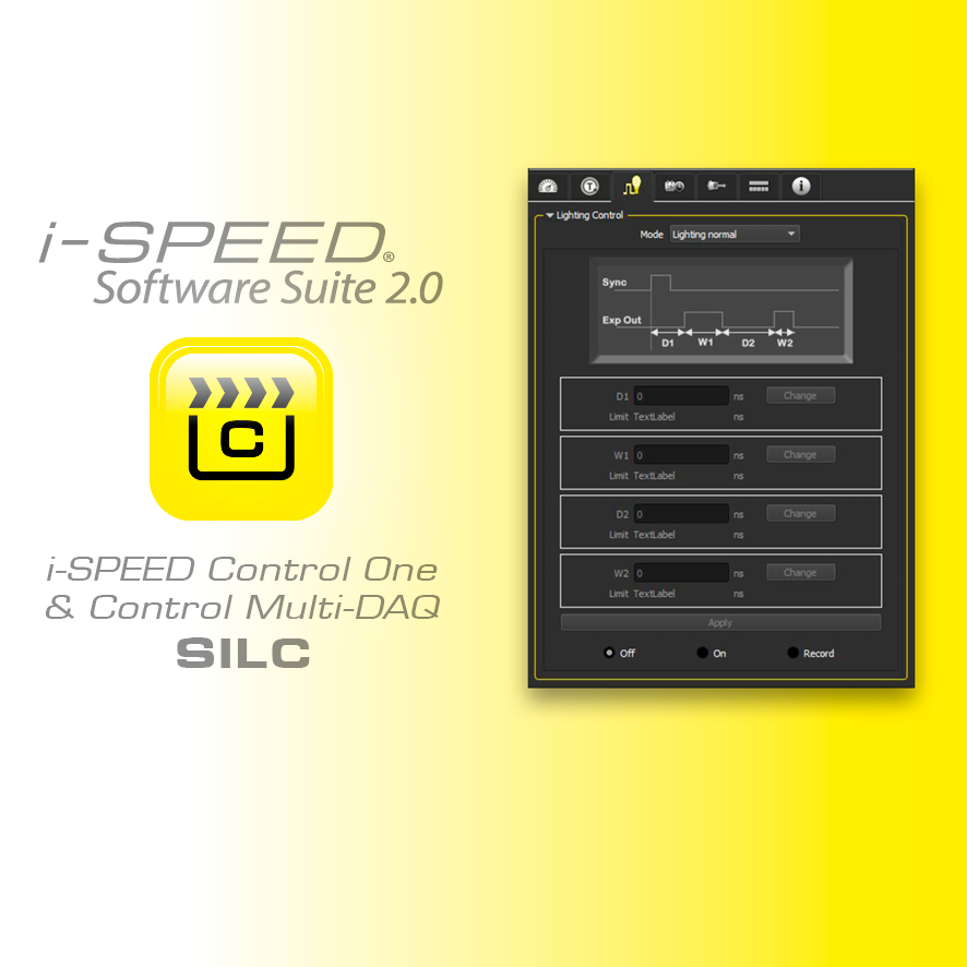 i-SPEED Software Suite 2.0 SILC panel.