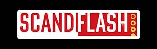 Scandiflash logo.
