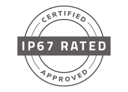 IP67 Rated badge.