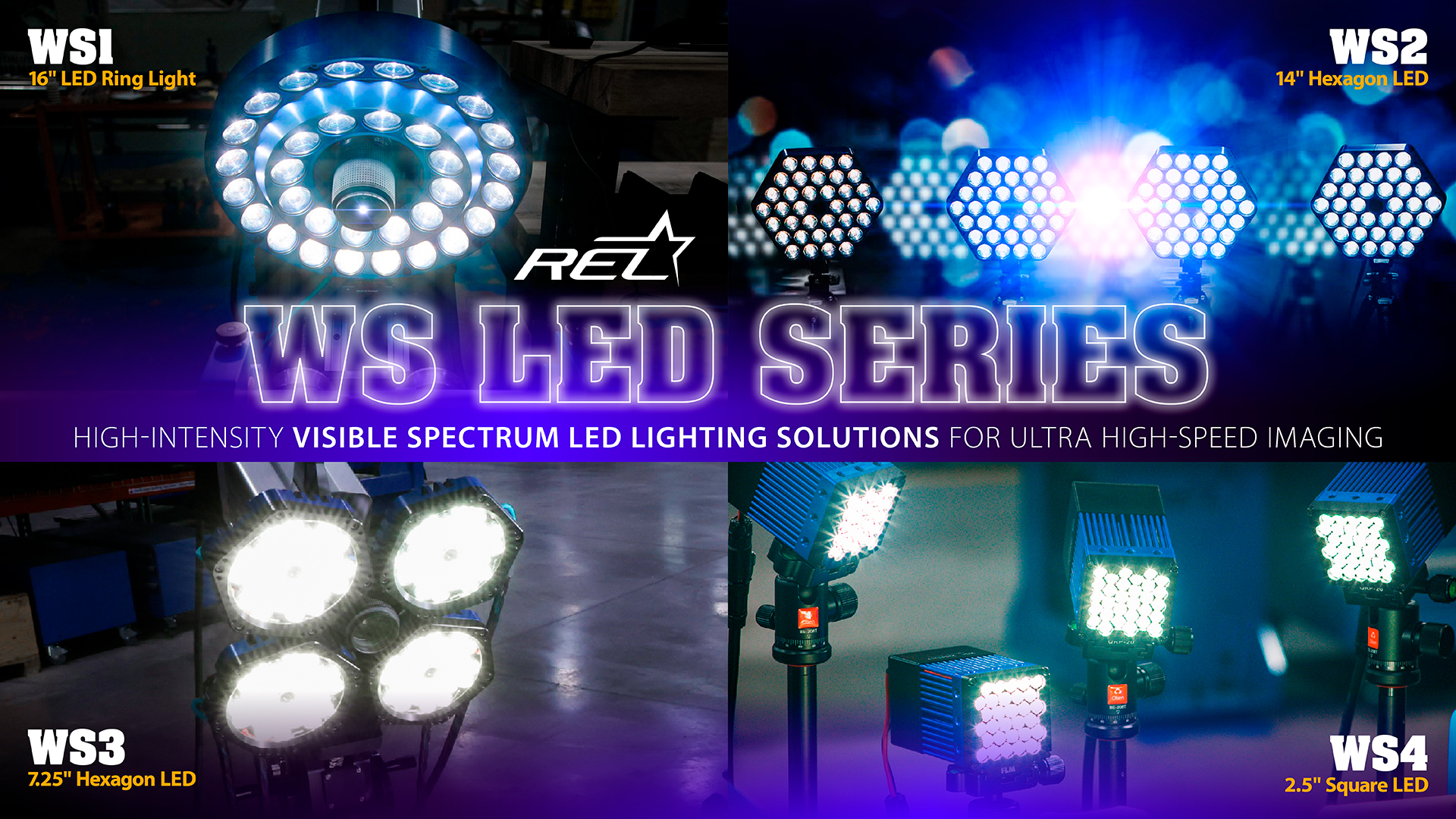 REL WS LED Series illustration.