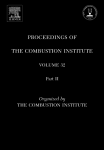 Cover image of Proceedings of the Combustion Institute, Volume 38.