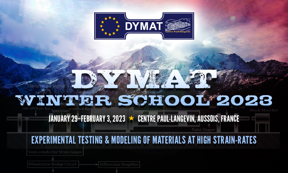 DYMAT Winter School 2023 – Aussois, France