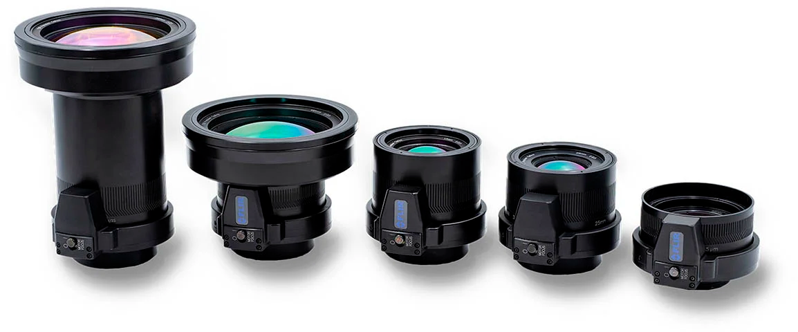 FLIR Motorized lenses for X6980 and X8580 high performance infrared video cameras.