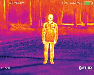 FLIR Ironbow infrared palette.