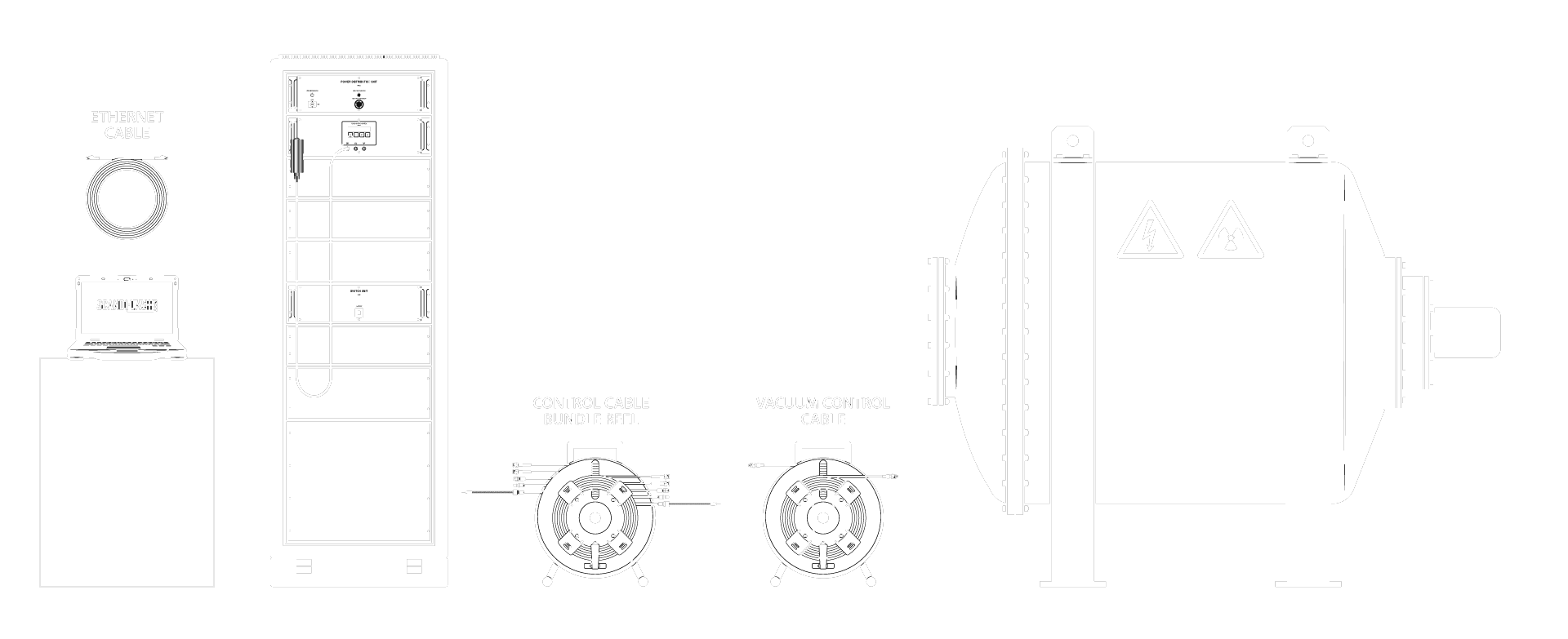 Scandiflash SCF1200 basic Flash X-ray System illustration.