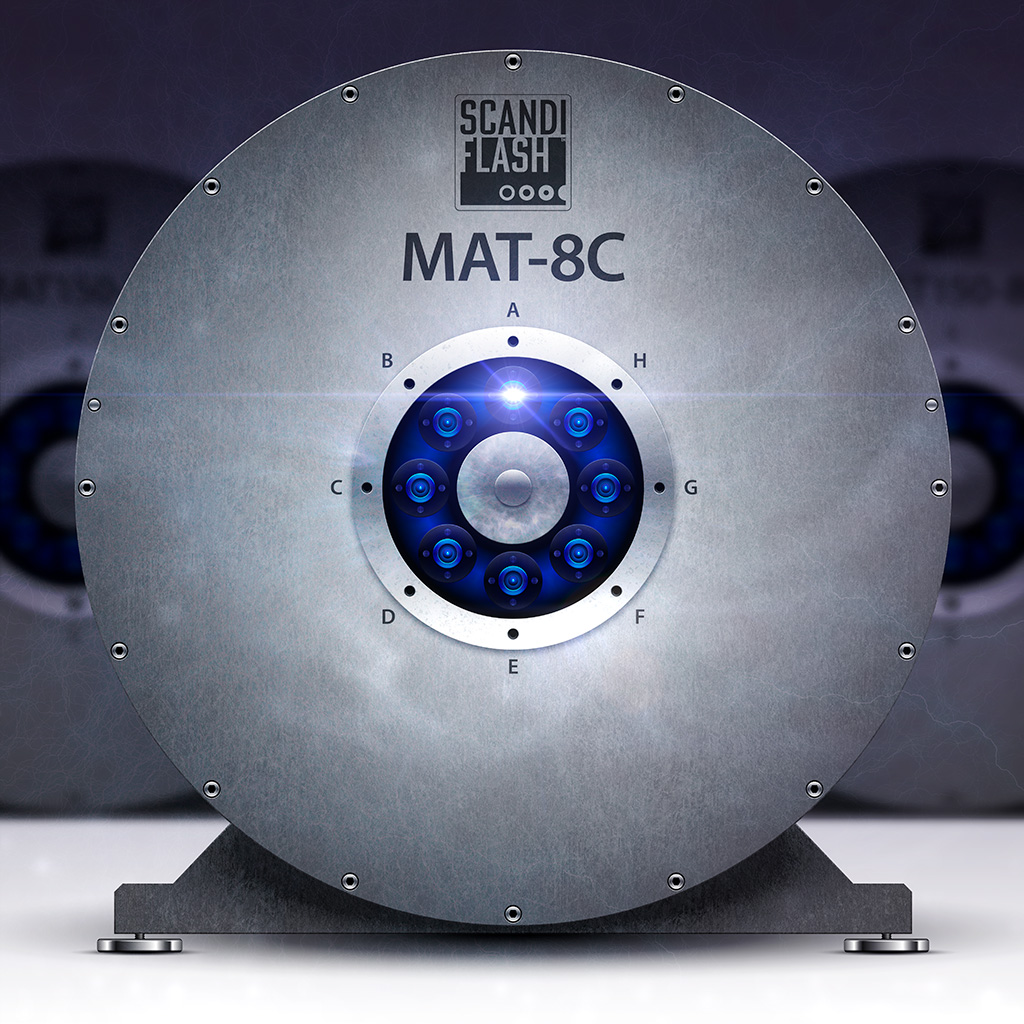 Scandiflash MAT-8C feature illustration.
