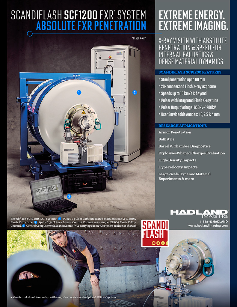 Hadland Imaging – Scandiflash SCF1200 FXR System datasheet cover image.