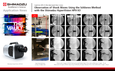Observation of Shock Waves Using the Schlieren Method with the Shimadzu HyperVision HPV-X3