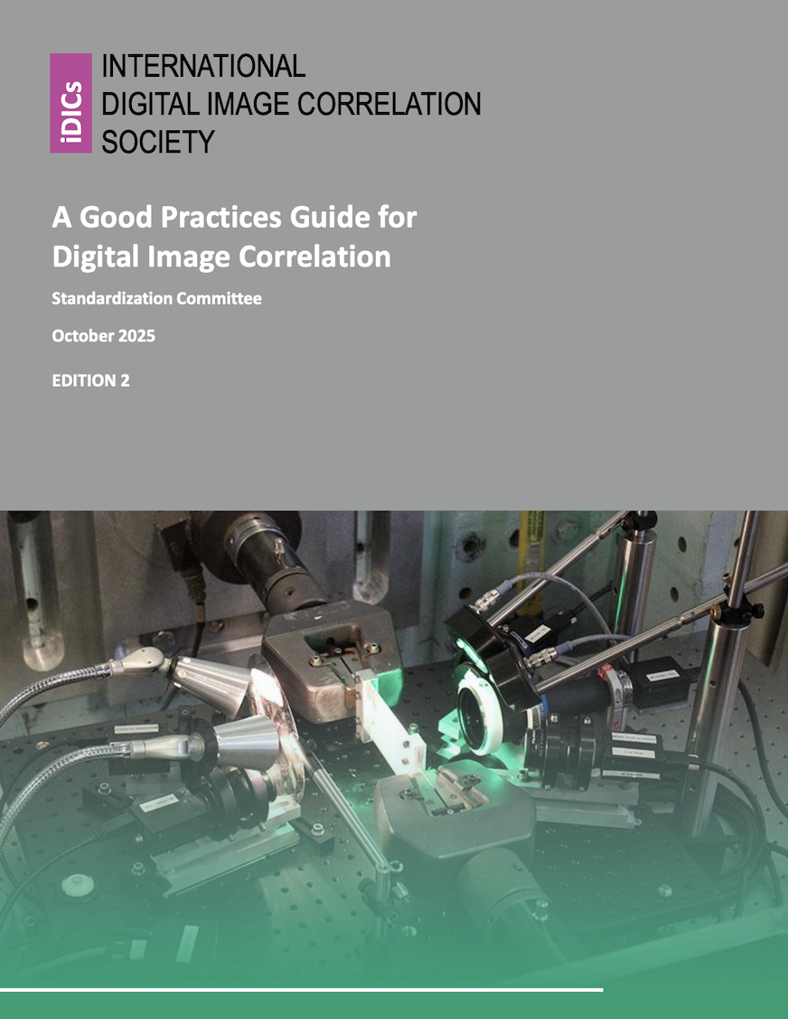 iDICs A Good Practices Guide for Digital Image Correlation, 2nd Edition cover image.