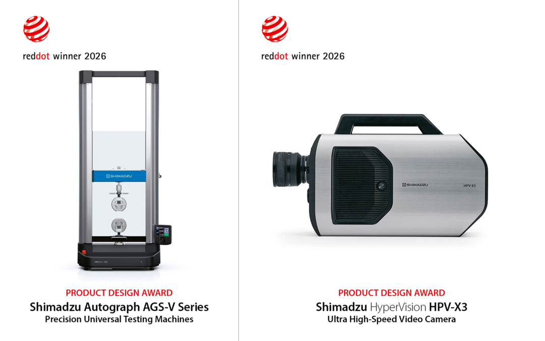 Hadland Imaging's Shimadzu Red Dot 2026 Product Design Awards hero.